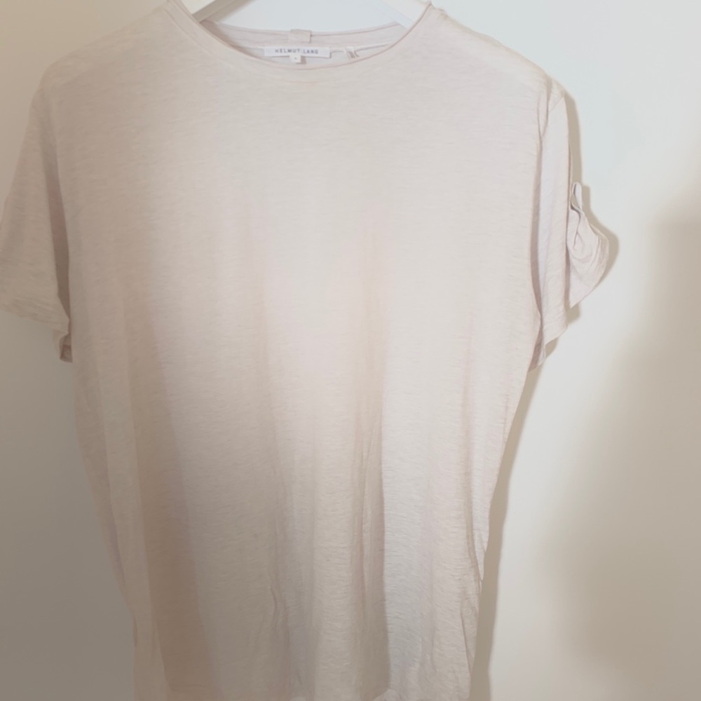 Helmut Lang Off-White Tee - image 1